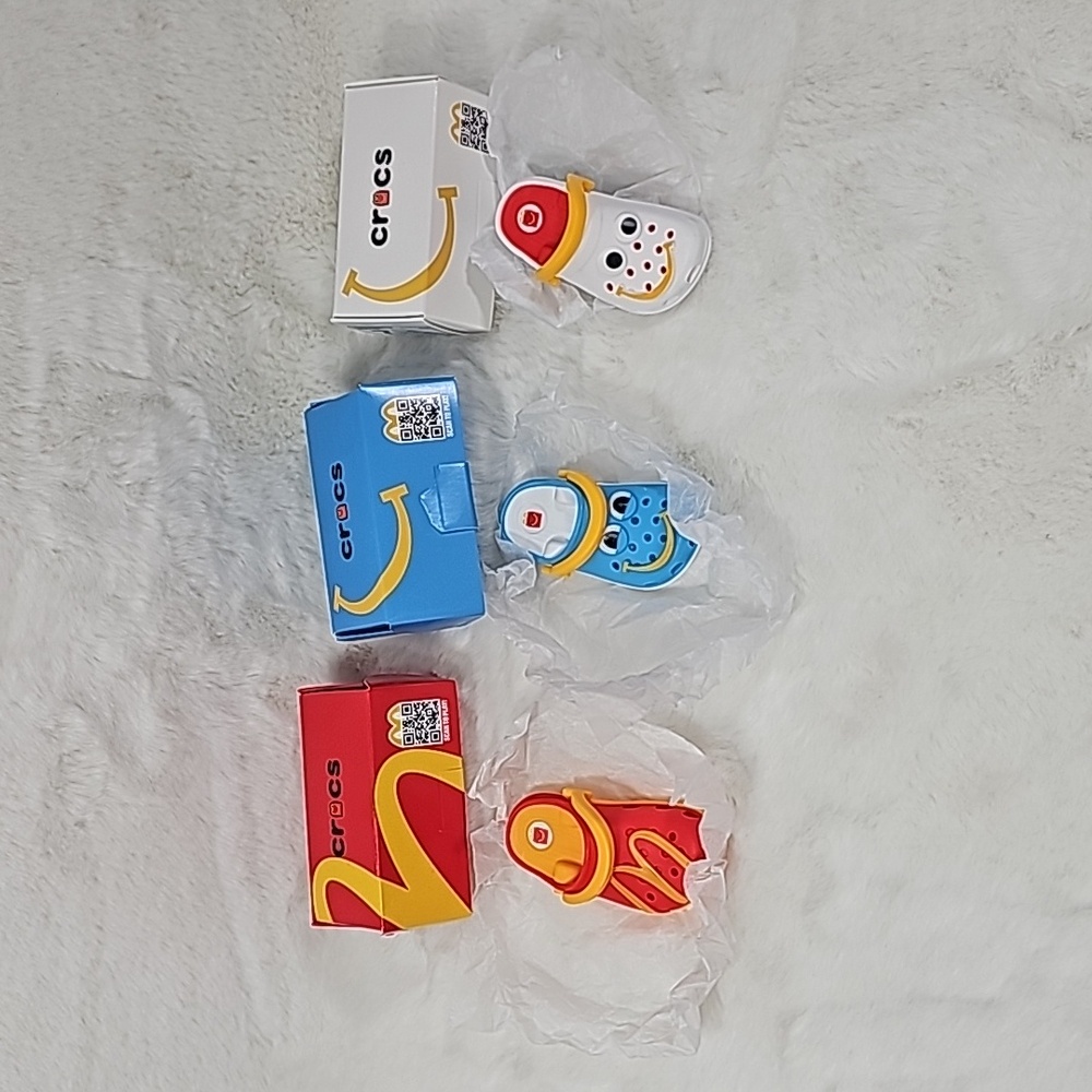 McDonald's Happy Meal Crocs Keychains # 4 # 6 #7